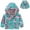 Pink, variant on TAIAOJING Toddler Kids Boys Girls Polar Jacket with Hood Boys Girls Casual Printing Cartoon Hooded Outerwear Zipper Coats Long Sleeve Windproof Coats Lightweight Coat Windbreaker 18-24 Months