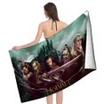 thumbnail image 4 of Hobbit Toalla de playa de secado rápido con diseño temático, regalo para mujeres y niñas, ideal para cumpleaños, fans, amantes de la música, uso en la playa o al aire libre, 78 × 160 cm, 4 of 6