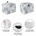 thumbnail image 5 of Toaster Cover 2 Slice, Abstract Floral Check Dustproof Bakeware Oven Protector with Top Hook, Vintage Flowers Buffalo Plaid Waterproof Small Kitchen Appliance Toasters Dust Cover, 11"x6"x8", 5 of 9