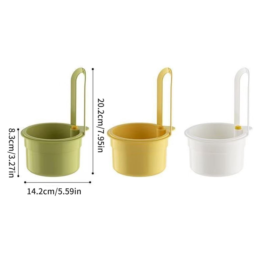 Small Sink Organizers Dish Drying Rack Strong Plastic Basket for Food Scraps