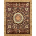 thumbnail image 1 of Ahgly Company Machine Washable Indoor Rectangle Abstract Saffron Red Area Rugs, 5' x 8', 1 of 7