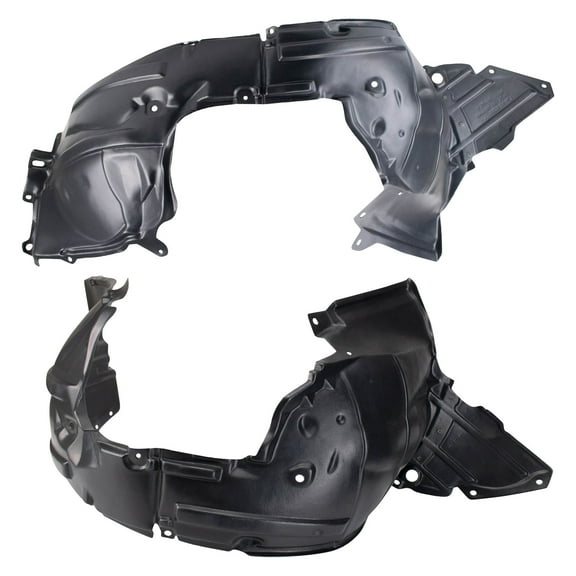 TRQ Inner Fender Liner Set Fits Select 2017 Nissan Sentra NI1248162 NI1249163
