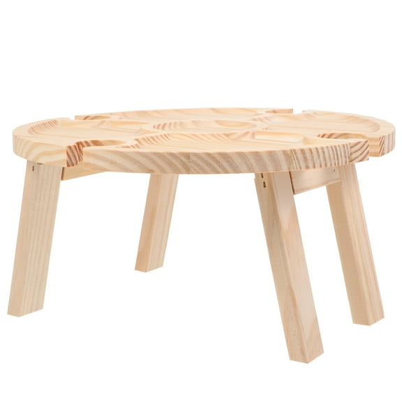 Masteelf Outdoor Portable Picnic Table Portable Wine Table 30X30X16CM