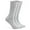 Gray * 3, variant on Gustave 6 Pairs Men Dress Crew Socks Comfort Cotton Business Casual Socks Unisex Solid Breathable Workout Sport Athletic Socks "Black/Gray/Coffee/Navy/Khaki/Dark Gray, Size 7-9"