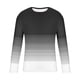 thumbnail image 5 of Amzcrzy - Sudadera Para Hombre, Estilo Casual, Con Estampado De Rayas, Deportiva, De Manga Larga Y Cuello Redondo, Color Negro, Talla 3Xl, 5 of 5