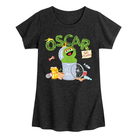Sesame Street - Oscar - Toddler Girls Short Sleeve Graphic T-Shirt