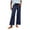 #g02-Navy, variant on SKSloeg Petite Wide Leg Pants for Women Crop Linen Pants High Waisted Flare Plus Size Capri Work Pants Business Casual Teacher Ankle Pants with Pockets Khaki S