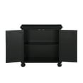 thumbnail image 4 of OakvillePark Newhalem Wood Storage Accent Cabinet, Black, 4 of 6