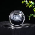 thumbnail image 1 of Bola de cristal Día lluvioso Nubes Sol Galaxia Manualidades para el hogar Adornos Cubo tallado interior con láser Regalo, 1 of 4