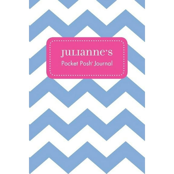 Julianne's Pocket Posh Journal, Chevron, (Paperback)