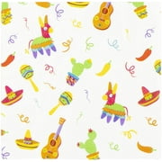 Fiesta Party Decorations, White Napkins (6.5 x 6.5 In, 150 Pack)