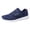 Blue, variant on Men's Casual Sneakers Comfort Walking Shoes Breathable Mesh Athlet𝗂c Shoes Fashion Non-S𝗅ip Sport Shoes Wide Width Casual Workout Shoes with H𝗈𝗈k and L𝗈𝗈p