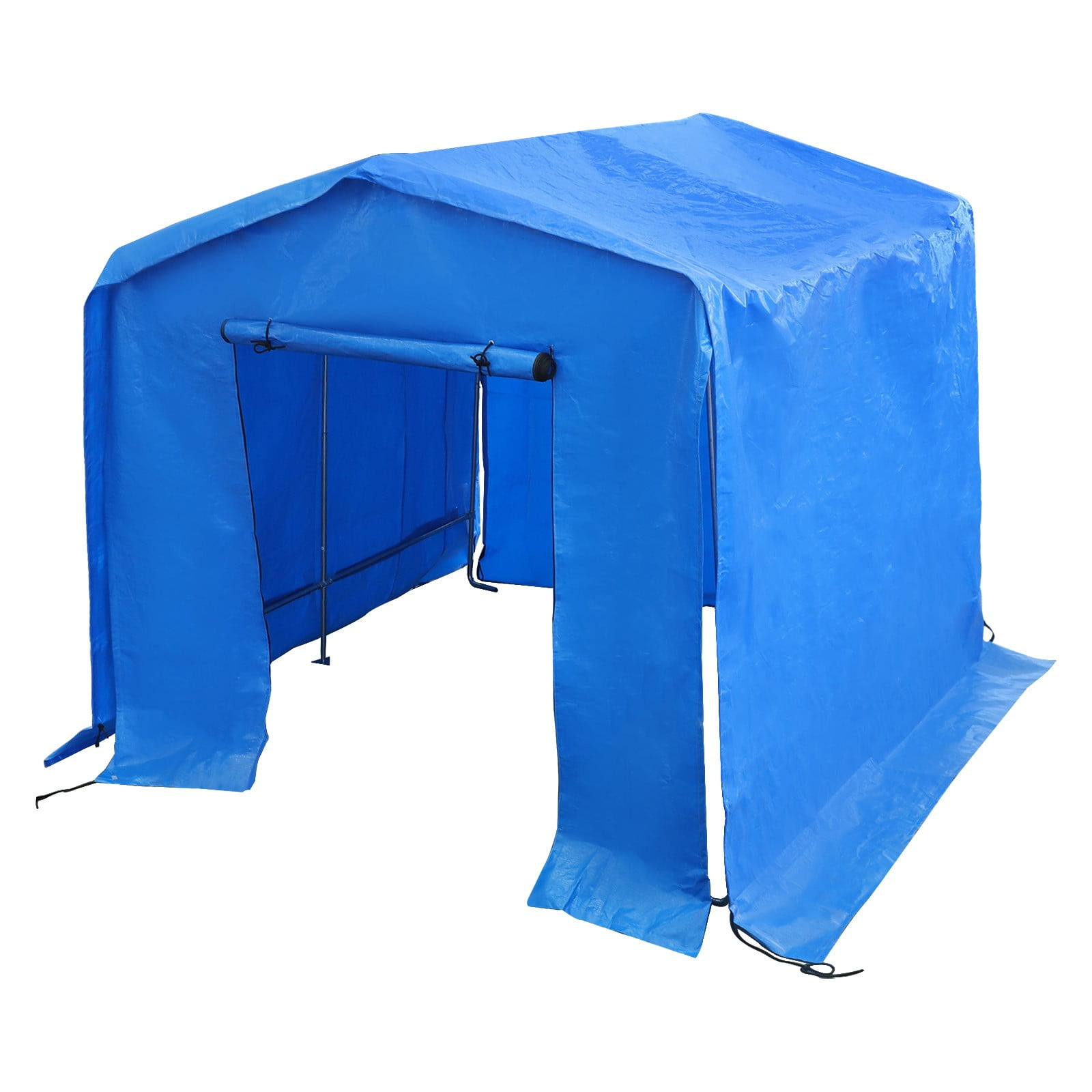 Storage Shed, 8' x 8' Shed, Garden Shed, Outdoor Storage Shed with Metal Frame