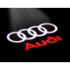 thumbnail image 5 of 2x LED compatibles con proyectores de logotipos de luces de puerta Audi estilo 2, 5 of 5