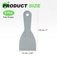 thumbnail image 2 of Uxcell 4pcs Putty Scraper 1.5" Plastic Flexible Tool for Pasting Plaster Repairing Walls, 2 of 7