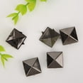 thumbnail image 3 of 100 Pcs Rivets, Rivets Carrés Pyramide Punk pour Bracelets, Vêtements, Sac à Main Rivet en Cuir Rivet Punk avec 4 Clous en Métal, 3 of 7