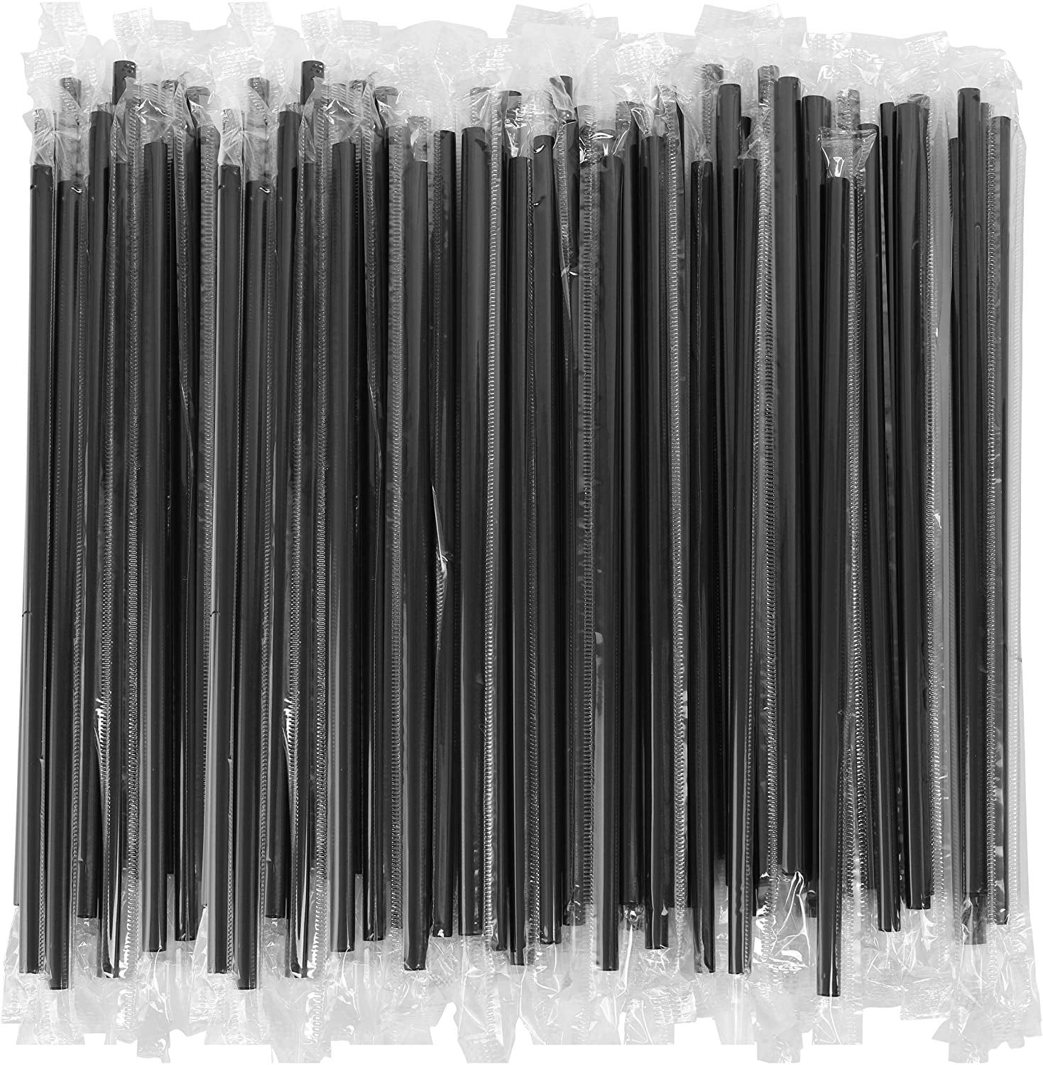 Individually Wrapped Disposable Drinking Straws 7 3/4 Inches Long