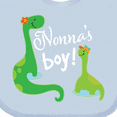 thumbnail image 4 of Inktastic Nonnas Boy Grandson Dinosaur Boys Baby Bib, 4 of 4
