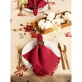 thumbnail image 3 of Rustic Leaves Print Tablecloth 52x52, 3 of 3