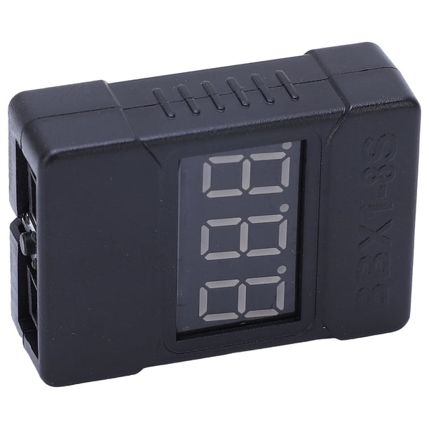 Alarma De Bajo Voltaje De Batería De Litio, Probador De Voltaje De Batería De 10 Piezas Luz LED ABS Detección Automática De Alta Precisión Para Monitoreo