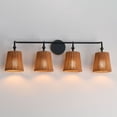 thumbnail image 4 of 21484NADBZ Maxim Lighting Baja - 4 Light Bath Vanity-10.25 Inch Tall and 33.25 Inch Wide-Dark Bronze Finish, 4 of 5
