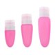 thumbnail image 4 of Botella vacía de silicona de 3 piezas para loción Baño Champú Contenedor de embalaje de viaje Rosado Colcomx Botellas de viaje de silicona, 4 of 8