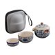 thumbnail image 3 of Juego de tetera china, tetera china, regalo de inauguración de la casa con tapa, juego de té de cerámica portátil, Tetera de cerámica para sala de té 2 tazas, 3 of 9