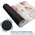 thumbnail image 6 of Long Mouse Pads for Desk,Pioneer Flower Floral Print Pattern Desk Mats on Top Of Desks, Desk Mouse Pad Extra Large with 3mm Non-Slip Base and Stitched Edge for Gaming,Office,Work,Home 31.5"x11.8", 6 of 6