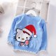 thumbnail image 2 of Hello Kitty-suéter de cuello redondo con dibujos animados para niños, Jersey de algodón a la moda para niñas, Top grueso de manga larga para invierno, 2 of 4