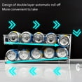 thumbnail image 3 of Organisateur de Canettes de Soda Grand Distributeur en Plastique pour Canettes de Soda/pop Organisateur de Rangement Distributeur Automatique à Double Couche pour Réfrigérateurs Camping RV, 3 of 7
