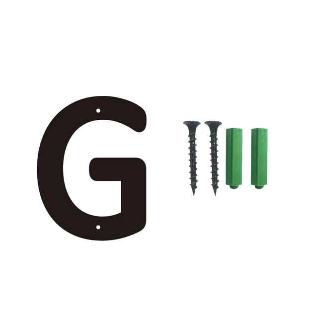 Three-dimensional Iron Art Number Letters House Number Screw Home House Number Sign