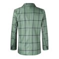 thumbnail image 2 of Vedolay Men's Tops Mens Cropped Blazer Casual Open Front Crop Blazer Jackets,Green M, 2 of 5