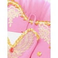 thumbnail image 3 of YONGHS Girls Sequins Ballet Dance Tutu Dress Skirted Leotard Swan Ballerina Performance Costume Pink 12, 3 of 7