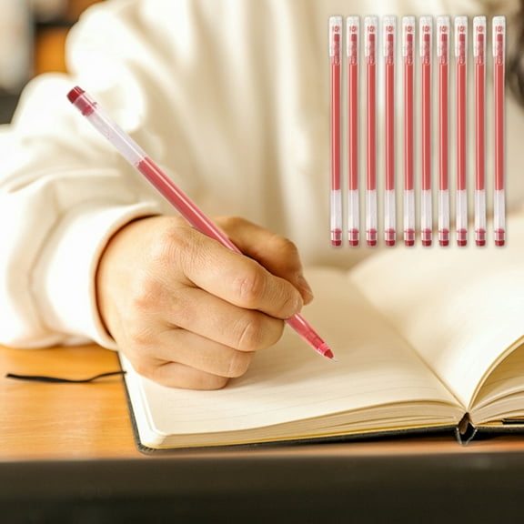 Up to 40% off Gifts Oefntac Gel Pens 10 Pack Large Capacity Fast Drying Basic Blackness and Red and Bule Gel Pens Write Smoothly 1ml