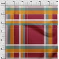 thumbnail image 2 of oneOone Viscose Chiffon Fabric Madras Check Print Sewing Fabric BTY 42 Inch Wide, 2 of 4
