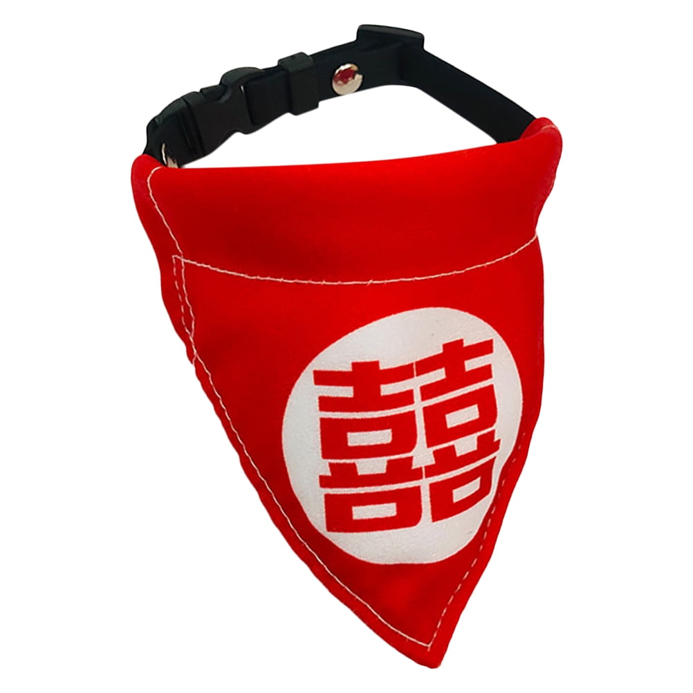 Bandana Dog Collars Triangle Dog Collar with Adjustable Buckle