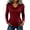 Wine, variant on BLVB Women's Long Sleeve Cowl Neck Ribbed Knit Fall Shirts Slim Fit Ruched Going out Tops Basic T-Shirts Trendy Fashion Clothes