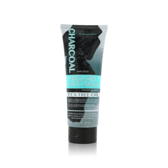 Mascarilla exfoliante My Beauty Spot Charcoal con aceite de árbol de té, 200 ml