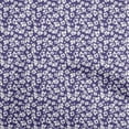 thumbnail image 1 of oneOone Cotton Cambric Purple Fabric Floral Dress Material Fabric Print Fabric By The Yard 42 Inch Wide, 1 of 4