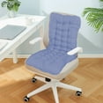 thumbnail image 2 of Office Chair Cushion With Backrest Integrated Lumbar Support Thickened Seat Cushion, Memory Foam, Ergonomic Design, High Durability, Modern Style, Student Use, Office Work, Desk Comfort, TOPLIU, 2 of 8