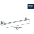 thumbnail image 2 of Grohe 40 688 1 Essentials 18" Towel Bar - Chrome, 2 of 5