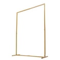 thumbnail image 6 of Metal Wedding Arch Frame Backdrop Party Square Flower Rack Balloon Stand Gold, 6 of 9