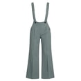 thumbnail image 6 of Gytharion Women's Dress Jumpsuits Shoulder Strap Casual Business Overalls Trousers Sleeveless Elastic Waist Rompers with Pockets, 6 of 6