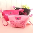 thumbnail image 2 of Bolsa de viaje de Hello Kitty, súper linda bolsa de maquillaje de Hello Kitty, gran capacidad, impermeable, bolsa de almacenamiento, regalo de cumpleaños de PU, 2 of 3