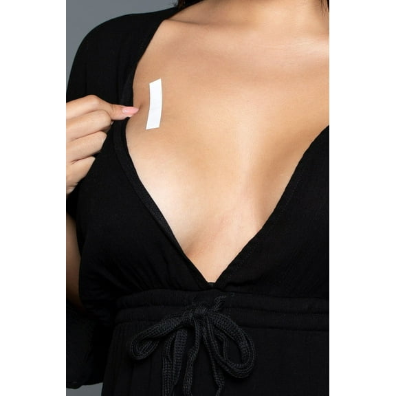 BeWicked 2312-CLR-OS Fashion Double-Sided Strips for Women, Clear - One Size