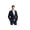 Navy Blue, variant on Men Wessi by J.Valintin Turkey Flannel Jacket Peak Lapel One Button 10-01 Black