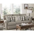 thumbnail image 2 of Catnapper Eastland Lay Flat Reclining Sofa in Gray Fabric with Accent Pillows, 2 of 14