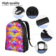 thumbnail image 5 of Xecao Magic Mushrooms Print School Backpack with Laptop Compartment Small Travel Laptop Backpack for Women Men Waterproof College Backpack Simple School Bag, 5 of 8