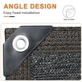 thumbnail image 4 of OTOEZ Black Shade Cloth Sunblock Mesh 90% Sunblock Net with Aluminum Grommets Easier to Hang UV Resistant Shade Sun for Greenhouse Flowers Plants Patio, 4 of 9