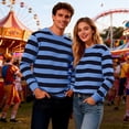 thumbnail image 2 of Carnival Graphic Print Long Sleeve T Shirt Comfortable Casual Crewneck Shirt For Daily Wear, 2 of 5